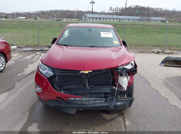 3GNAXJEV2JS560873 2018 CHEVROLET EQUINOX Red Widok zestawu wskaźników