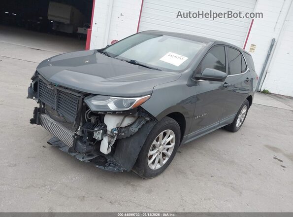3GNAXJEV7JS555829 2018 CHEVROLET EQUINOX Gray წინა მარცხენა ხედი სამი მეოთხედიდან