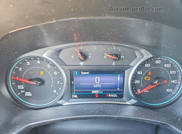 3GNAXKEV1LS630095 2020 CHEVROLET EQUINOX Blue Vista del cuadro de instrumentos