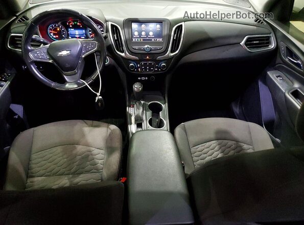 3GNAXKEV3MS154787 2021 CHEVROLET EQUINOX White წინა პანელის ხედი