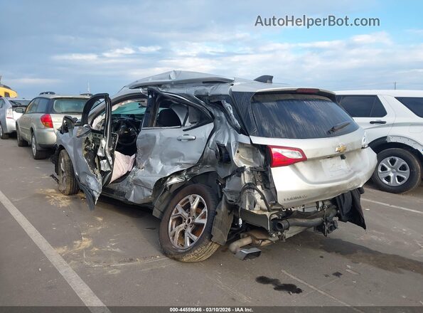 3GNAXKEX7JS603644 2018 CHEVROLET EQUINOX Silver Trasero izquierdo