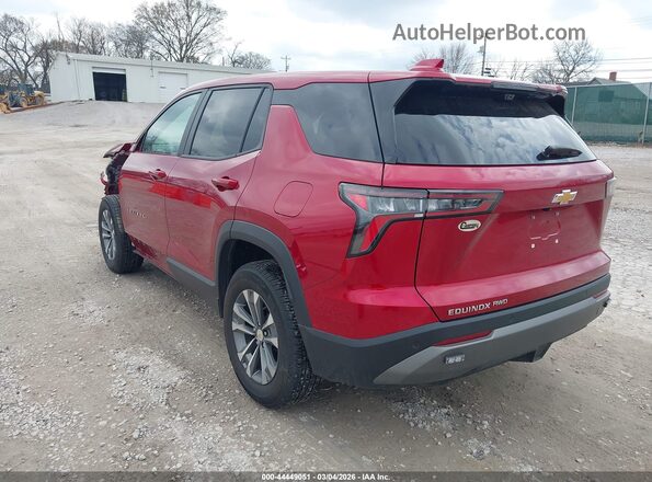 3GNAXPEG2SL177788 2025 CHEVROLET EQUINOX Red 