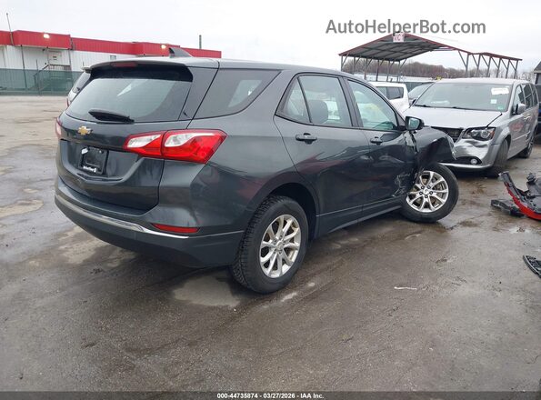 3GNAXREV3JL126261 2018 CHEVROLET EQUINOX Gray Trasero derecho