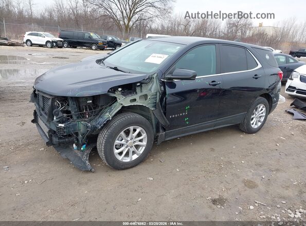 3GNAXUEV1MS100674 2021 CHEVROLET EQUINOX Черный Передняя левая четверть