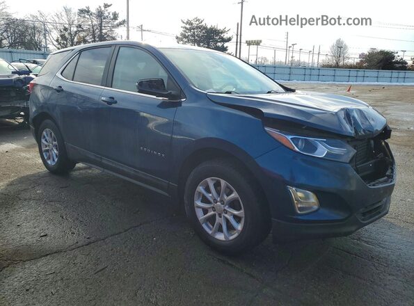 3GNAXUEV2ML304796 2021 CHEVROLET EQUINOX Blue Передня права чверть