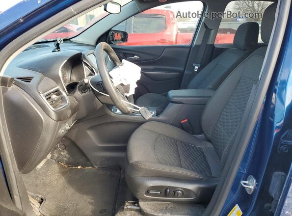 3GNAXUEV2ML304796 2021 CHEVROLET EQUINOX Blue Вид салону спереду