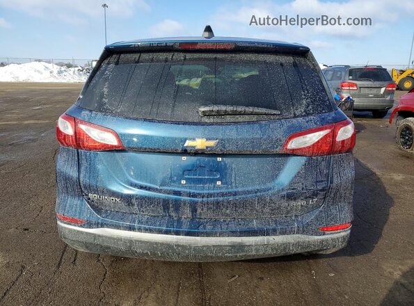 3GNAXUEV2ML304796 2021 CHEVROLET EQUINOX Blue Вид ззаду
