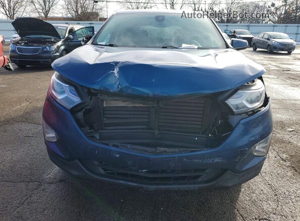 3GNAXUEV2ML304796 2021 CHEVROLET EQUINOX Blue Вид спереду