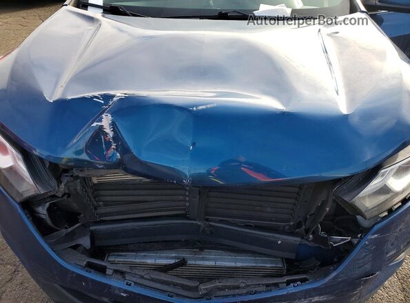 3GNAXUEV2ML304796 2021 CHEVROLET EQUINOX Blue Вид підкапотного простору