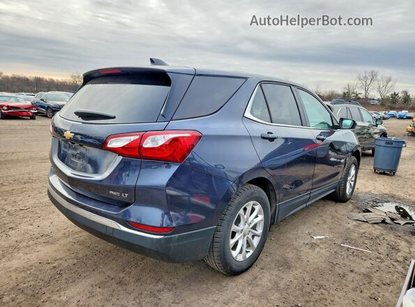 3GNAXUEV5KS512092 2019 CHEVROLET EQUINOX Blue Tył prawy
