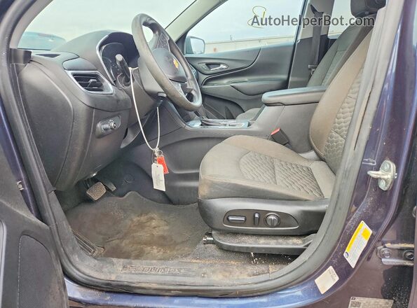 3GNAXUEV5KS512092 2019 CHEVROLET EQUINOX Blue Widok wnętrza z przodu