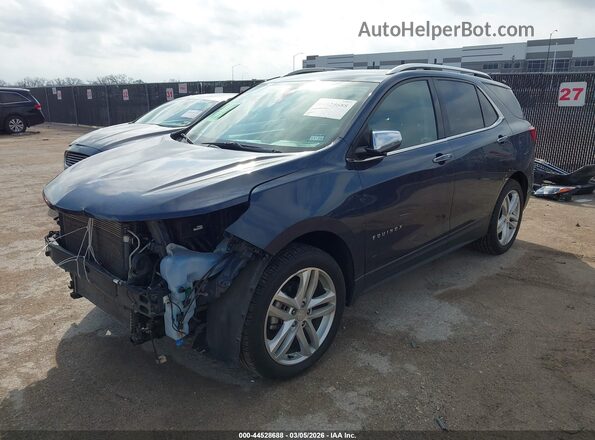 3GNAXVEV2JL266536 2018 CHEVROLET EQUINOX Синий Передняя левая четверть