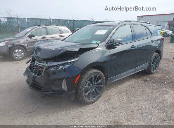 3GNAXWEG8PL225151 2023 CHEVROLET EQUINOX Black Առջևի ձախ երեք քառորդ տեսարան
