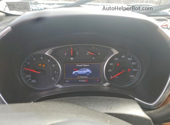 3GNAXXEV4MS142001 2021 CHEVROLET EQUINOX White Widok zestawu wskaźników