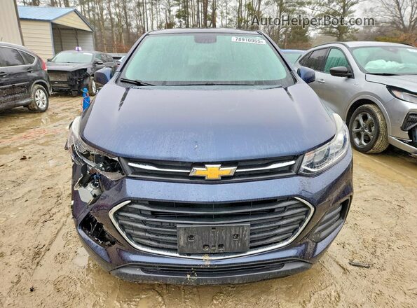 3GNCJKSB2KL260482 2019 CHEVROLET TRAX Blue Դիմացի տեսք