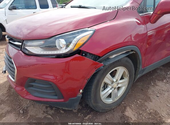 3GNCJLSB7LL264602 2020 CHEVROLET TRAX Burgundy Front view