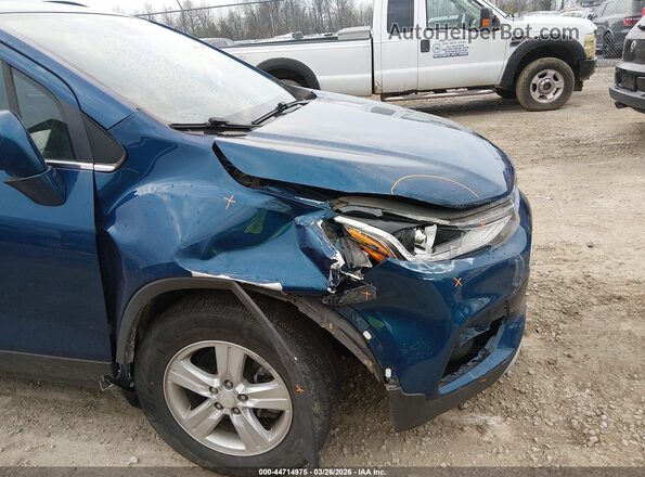 3GNCJPSB1KL285211 2019 CHEVROLET TRAX Blue Front view
