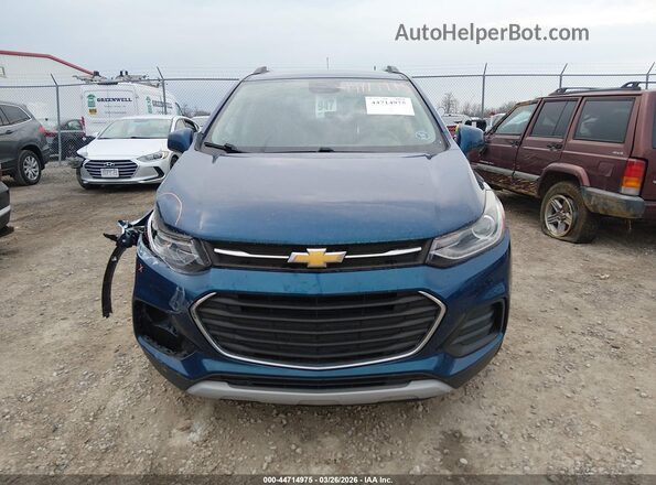 3GNCJPSB1KL285211 2019 CHEVROLET TRAX Blue Instrument cluster view