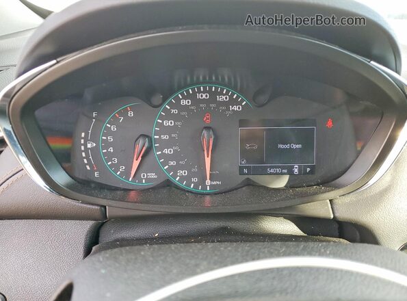 3GNCJPSB7KL332080 2019 CHEVROLET TRAX White Instrument cluster view