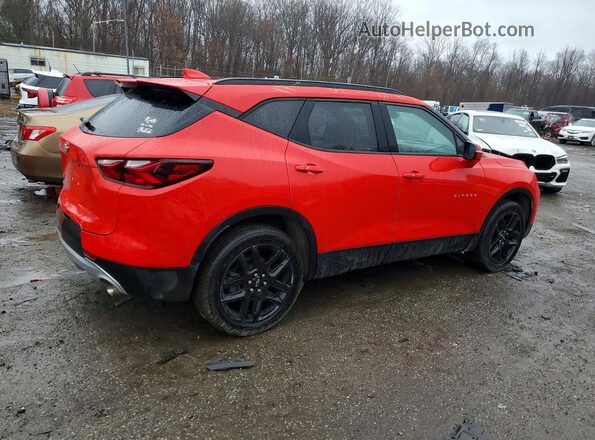 3GNKBCR42MS534875 2021 CHEVROLET BLAZER Red უკანა მარჯვენა
