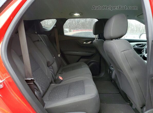 3GNKBCR42MS534875 2021 CHEVROLET BLAZER Red უკანა სავარძლების ხედი