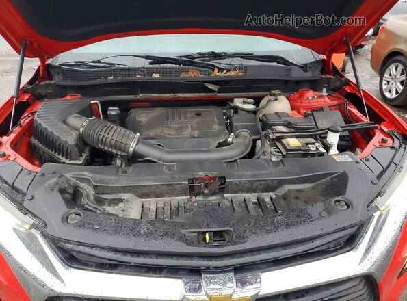 3GNKBCR42MS534875 2021 CHEVROLET BLAZER Red უკანა სალონის ხედი