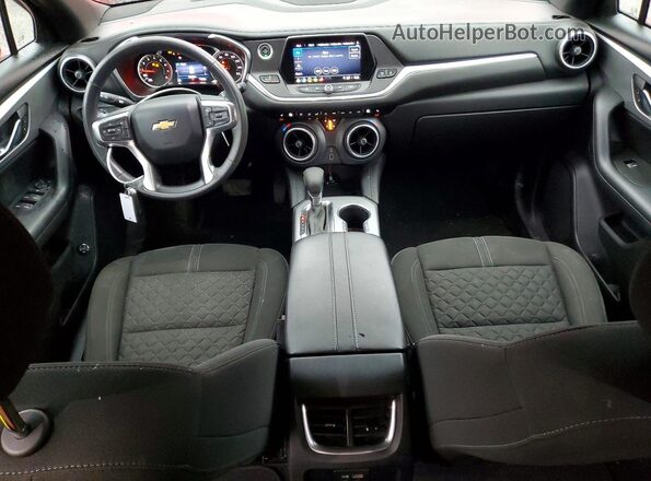 3GNKBCR42MS534875 2021 CHEVROLET BLAZER Red წინა პანელის ხედი