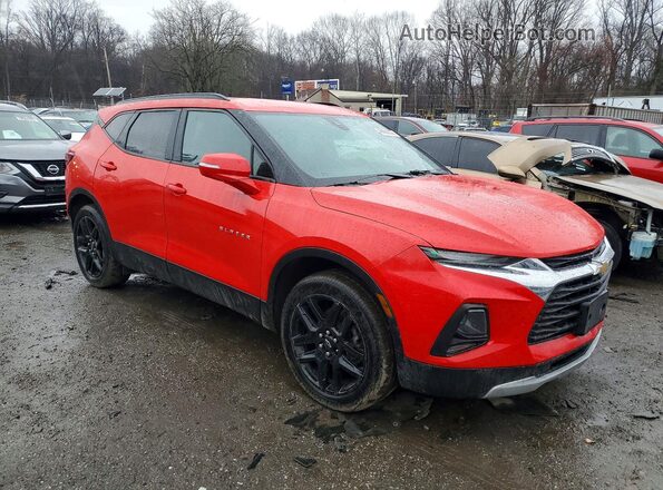3GNKBCR42MS534875 2021 CHEVROLET BLAZER Red წინა მარჯვენა