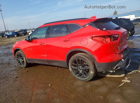 3GNKBCR43MS564550 2021 CHEVROLET BLAZER Red Trasero izquierdo