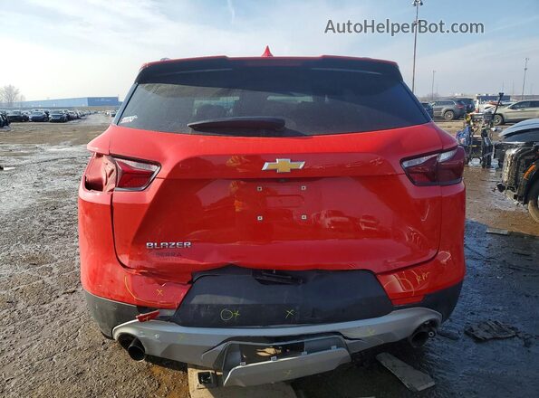 3GNKBCR43MS564550 2021 CHEVROLET BLAZER Red Vista trasera