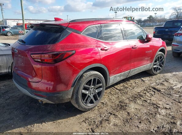 3GNKBCR46PS212115 2023 CHEVROLET BLAZER Red Tył prawy