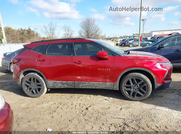 3GNKBCR46PS212115 2023 CHEVROLET BLAZER Red Widok wnętrza z tyłu