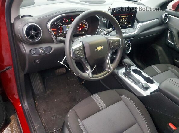 3GNKBCR46SS109236 2025 CHEVROLET BLAZER Red Widok deski rozdzielczej