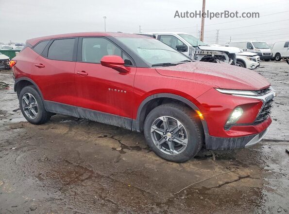 3GNKBCR46SS109236 2025 CHEVROLET BLAZER Red Przód prawy