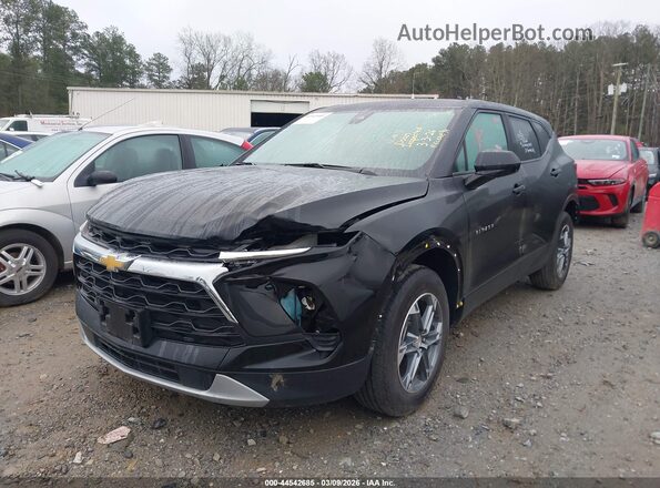 3GNKBCR49SS187347 2025 CHEVROLET BLAZER Черный Передняя левая четверть