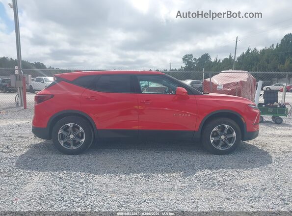 3GNKBCR4XPS229984 2023 CHEVROLET BLAZER Red 360 interior view