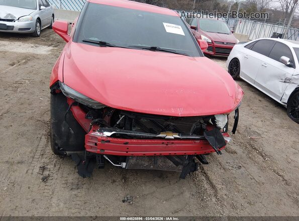 3GNKBCRS1MS565341 2021 CHEVROLET BLAZER Red Вид щитка приладів