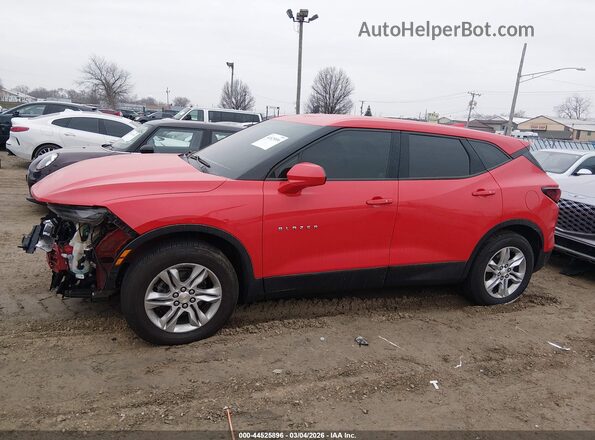 3GNKBCRS1MS565341 2021 CHEVROLET BLAZER Red Панорамний вид салону 360°