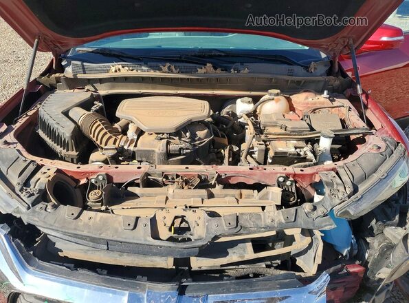 3GNKBCRS2MS514317 2021 CHEVROLET BLAZER Red Вид підкапотного простору