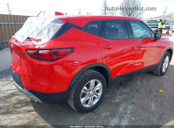 3GNKBCRS3MS584733 2021 CHEVROLET BLAZER Red 