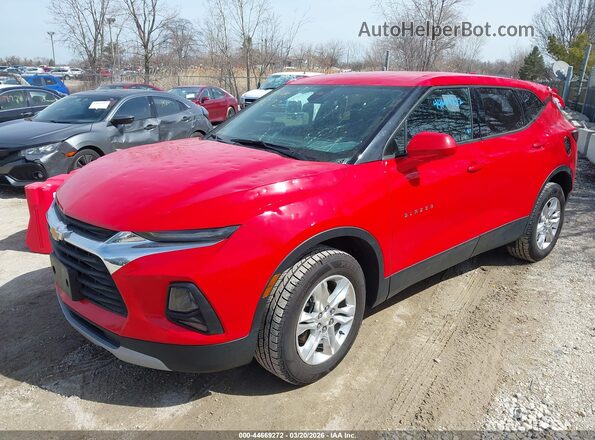 3GNKBCRS3MS584733 2021 CHEVROLET BLAZER Red 