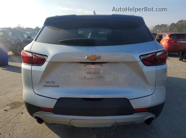 3GNKBCRS5MS538269 2021 CHEVROLET BLAZER Silver უკანა ხედი