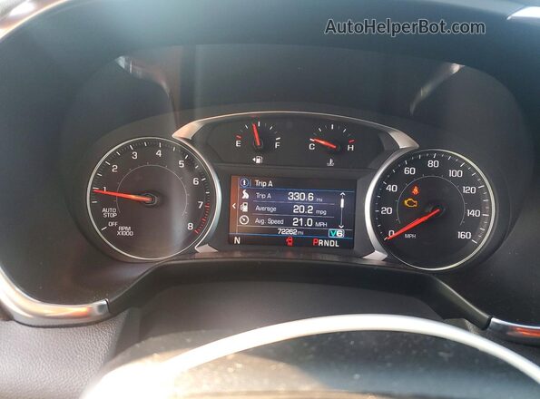 3GNKBCRS5MS538269 2021 CHEVROLET BLAZER Silver ხელსაწყოთა პანელის ხედი