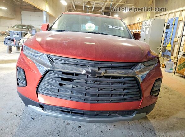 3GNKBCRSXMS553558 2021 CHEVROLET BLAZER Orange წინა ხედი