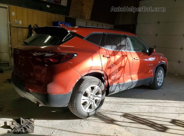 3GNKBCRSXMS553558 2021 CHEVROLET BLAZER Orange უკანა მარჯვენა