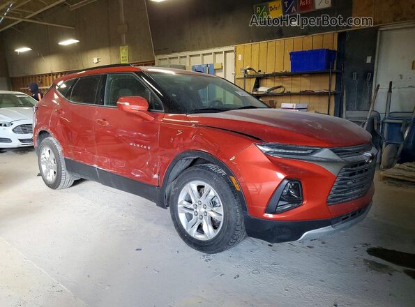 3GNKBCRSXMS553558 2021 CHEVROLET BLAZER Orange წინა მარჯვენა