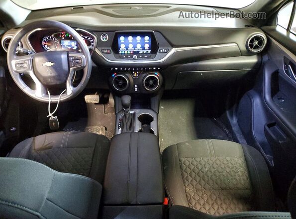 3GNKBCRSXMS553558 2021 CHEVROLET BLAZER Orange წინა პანელის ხედი