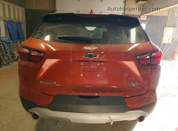 3GNKBCRSXMS553558 2021 CHEVROLET BLAZER Orange უკანა ხედი