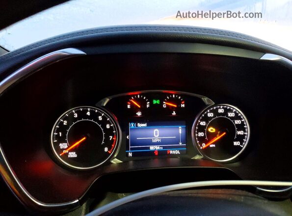 3GNKBCRSXMS586477 2021 CHEVROLET BLAZER Gray Instrument cluster view