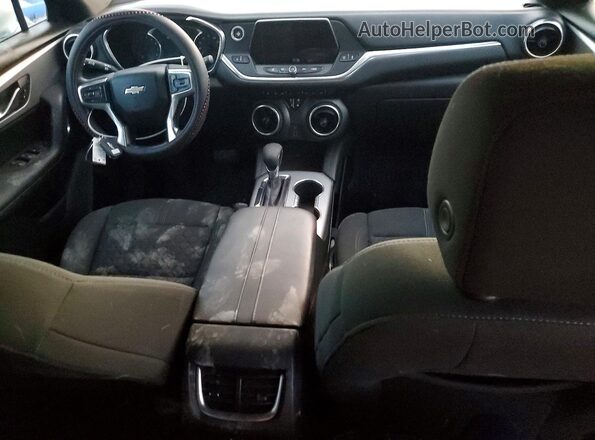 3GNKBCRSXMS586477 2021 CHEVROLET BLAZER Gray Dashboard view